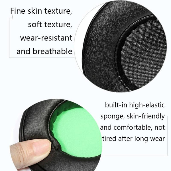 2 Pack Blackshark V2 Headset Sponge Case Gray Lambskin Replacement Cushion Cover Headphone Accessories