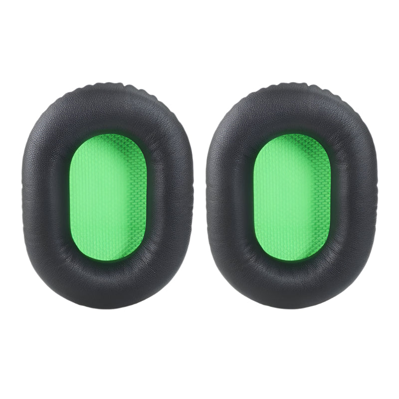 2 Pack Razer V2 Headset Sponge Covers Black With Green Netting Headphone Accessories
