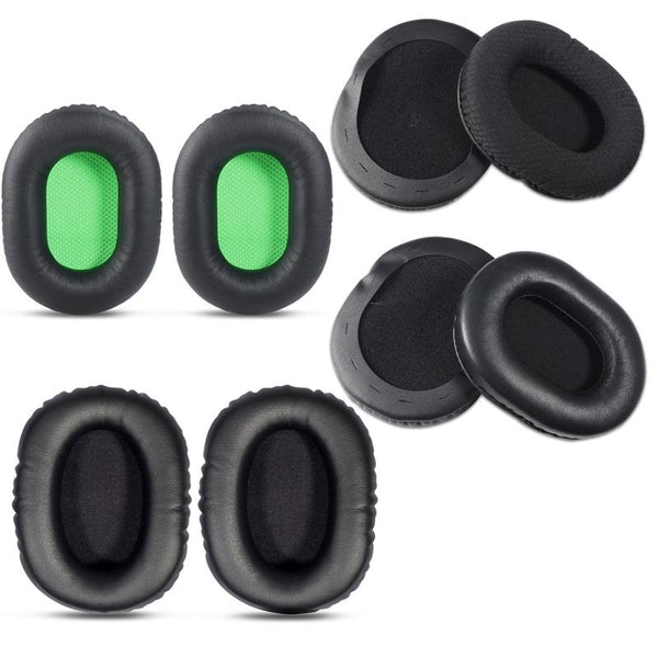 2 Pack V2 Headset Sponge Covers Black Skin Net Cushion Replacement Accessories Headphone Accessories