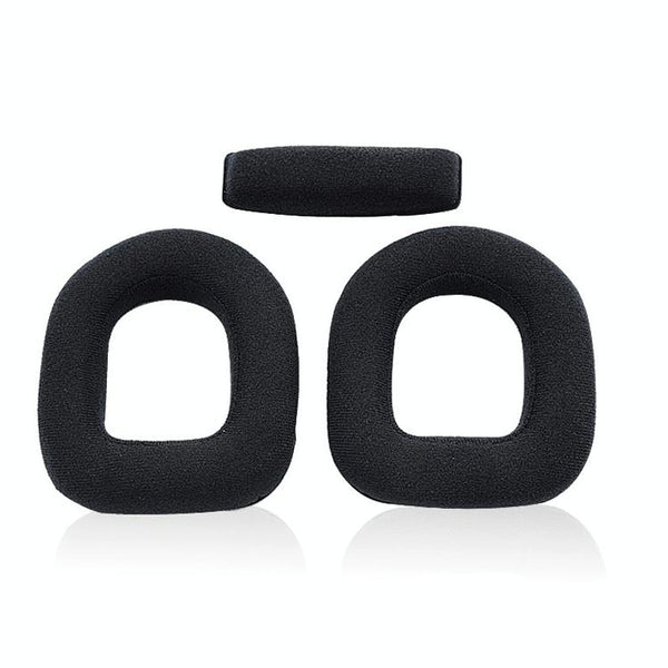 Flannel Earmuff Covers For Logitech A10 Gaming Headset 2 Pack Headphone Accessories