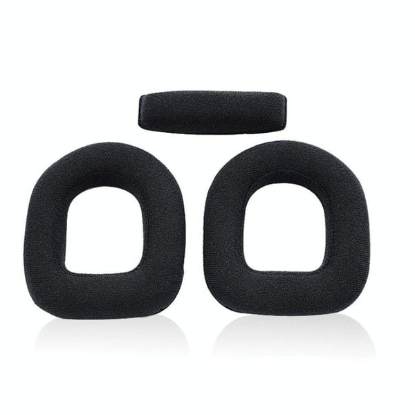 2 Pack Flannel Earmuff Covers For Logitech A40 Gaming Headset Headphone Accessories