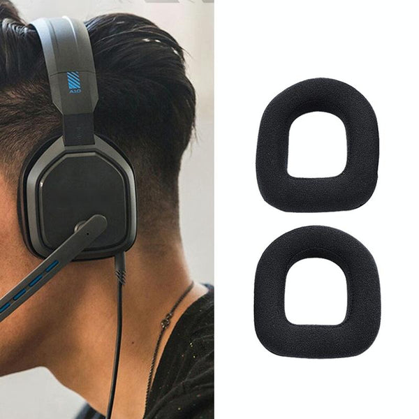 2 Pack Flannel Earmuff Covers For Logitech A40 Gaming Headset Headphone Accessories