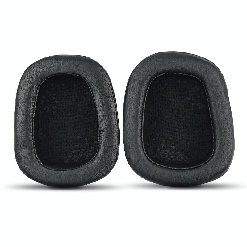 2 Pack Headphone Earmuffs For Logitech G633 / G933 G933s Protein Skin Headphone Accessories