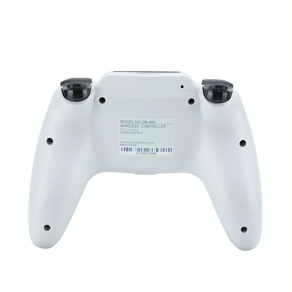 Wireless Playstation Four Game Controller In White With Vibration Feature Controllers & Attachments