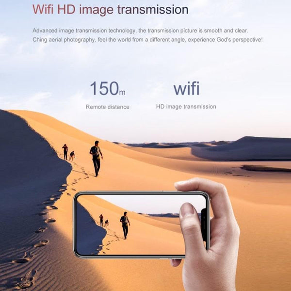 Mini Folding Drone For Aerial Photography Without Camera In Grey Camera Drones