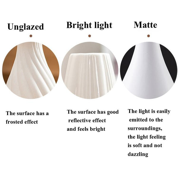 Small Matte White Ceramic Flower Vase For Home Decor Vases