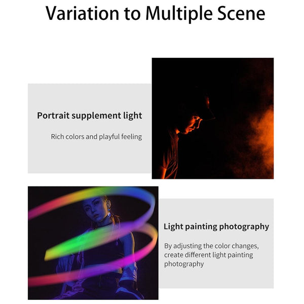 Hand Held Rgb Fill Light For Portable Photography With Adjustable Brightness Costume Lights