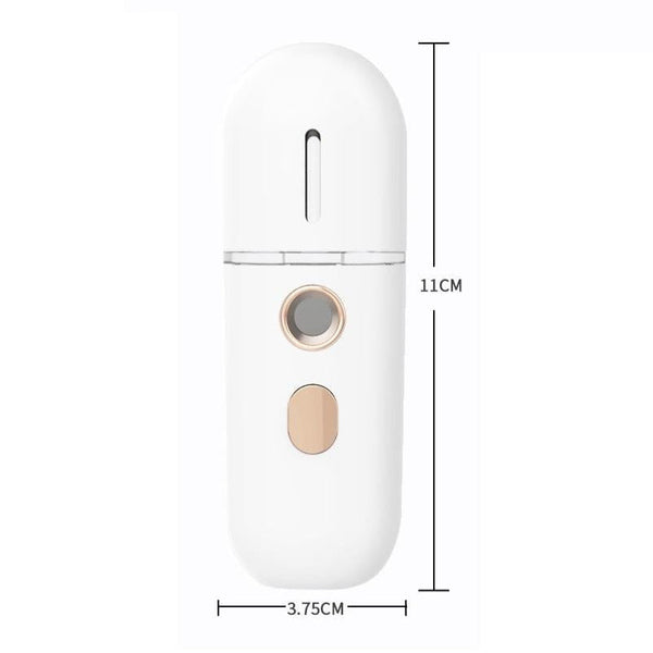 Rechargeable Water Replenishing Device Beauty Humidifying Sprayer No. 4 White Facial Cleansing Devices