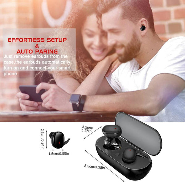 Mini Wireless Bluetooth 5.0 In Ear Earphone With High Quality Sound And Features Headsets & Earpieces