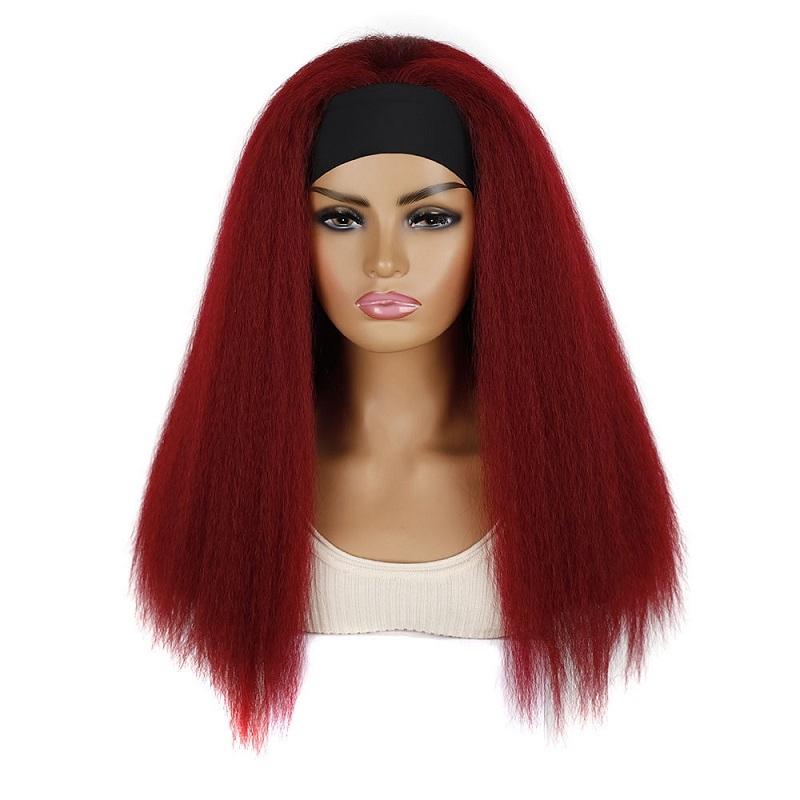 Long Hair Corn Beard Wig Headband For Extensions And Styling_#0 Hair Extensions
