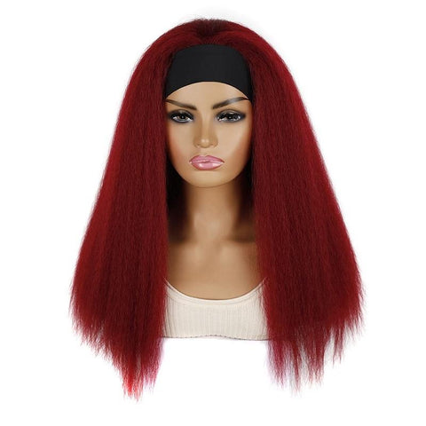 Long Hair Corn Beard Wig Headband For Extensions And Styling_#0 Hair Extensions