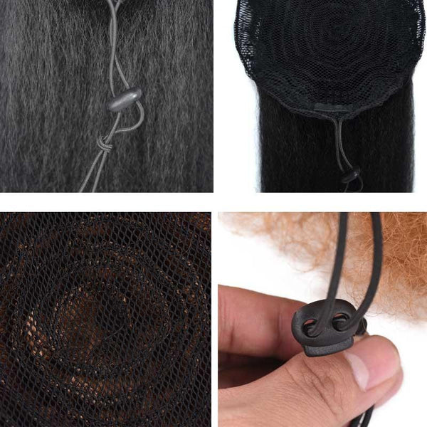 Fluffy Corn Whisker Long Curly Ponytail In Colour 2.2 For Versatile Styling Hair Extensions