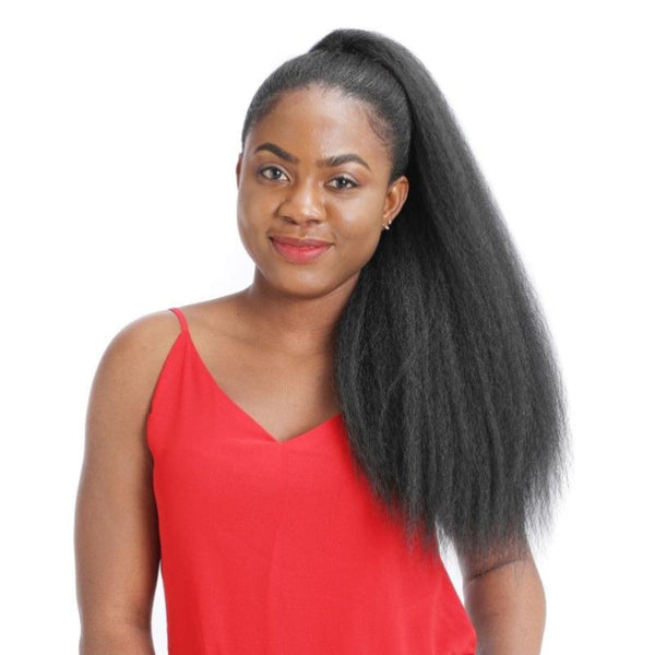 Fluffy Corn Whisker Long Curly Ponytail In Colour 2.2 For Versatile Styling Hair Extensions