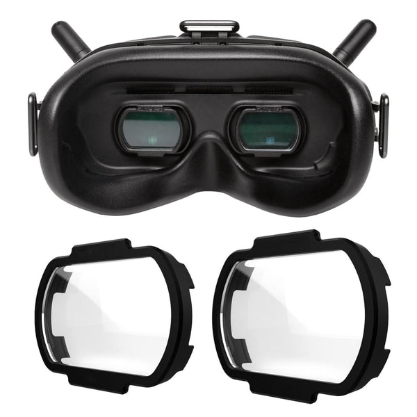 2 Pcs Myopia Lens Nearsighted Corrective Aspherical For Dji Fpv Goggles V2 150 Degree Lenses