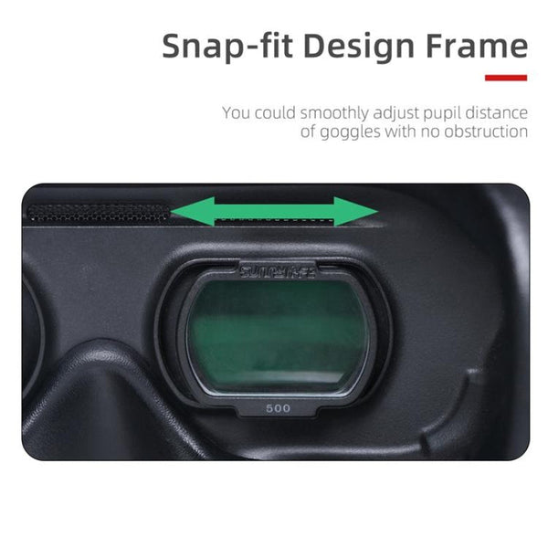 2 Pcs Myopia Lens Nearsighted Corrective Aspherical For Dji Fpv Goggles V2 150 Degree Lenses