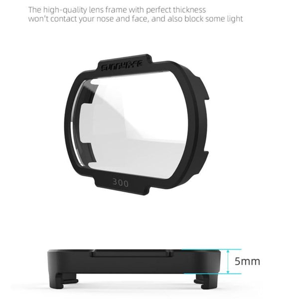 2 Pieces Aspherical Myopia Lens For Dji Fpv Goggles V2 200 Degree Lenses