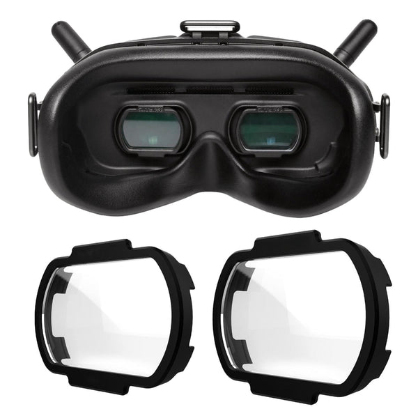 2 Pieces Aspherical Myopia Lens For Dji Fpv Goggles V2 200 Degree Lenses