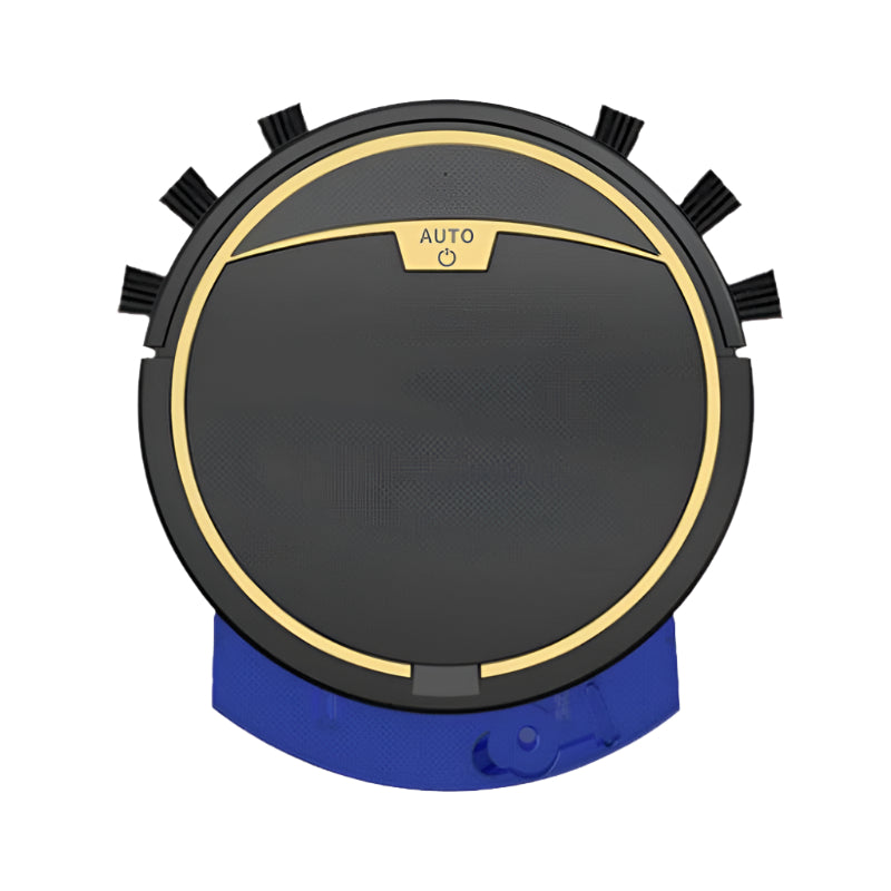 Smart Automatic Sweeping Robot With Mopping Function Anti Fall Black Vacuum Cleaners