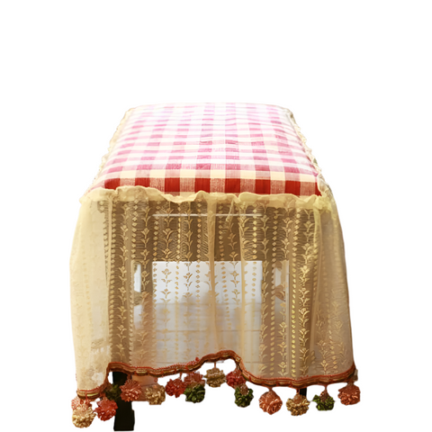 Lace Embroidered Piano Dust Cover For 36 Centimetre Pianos With Sun Protection Piano Accessories