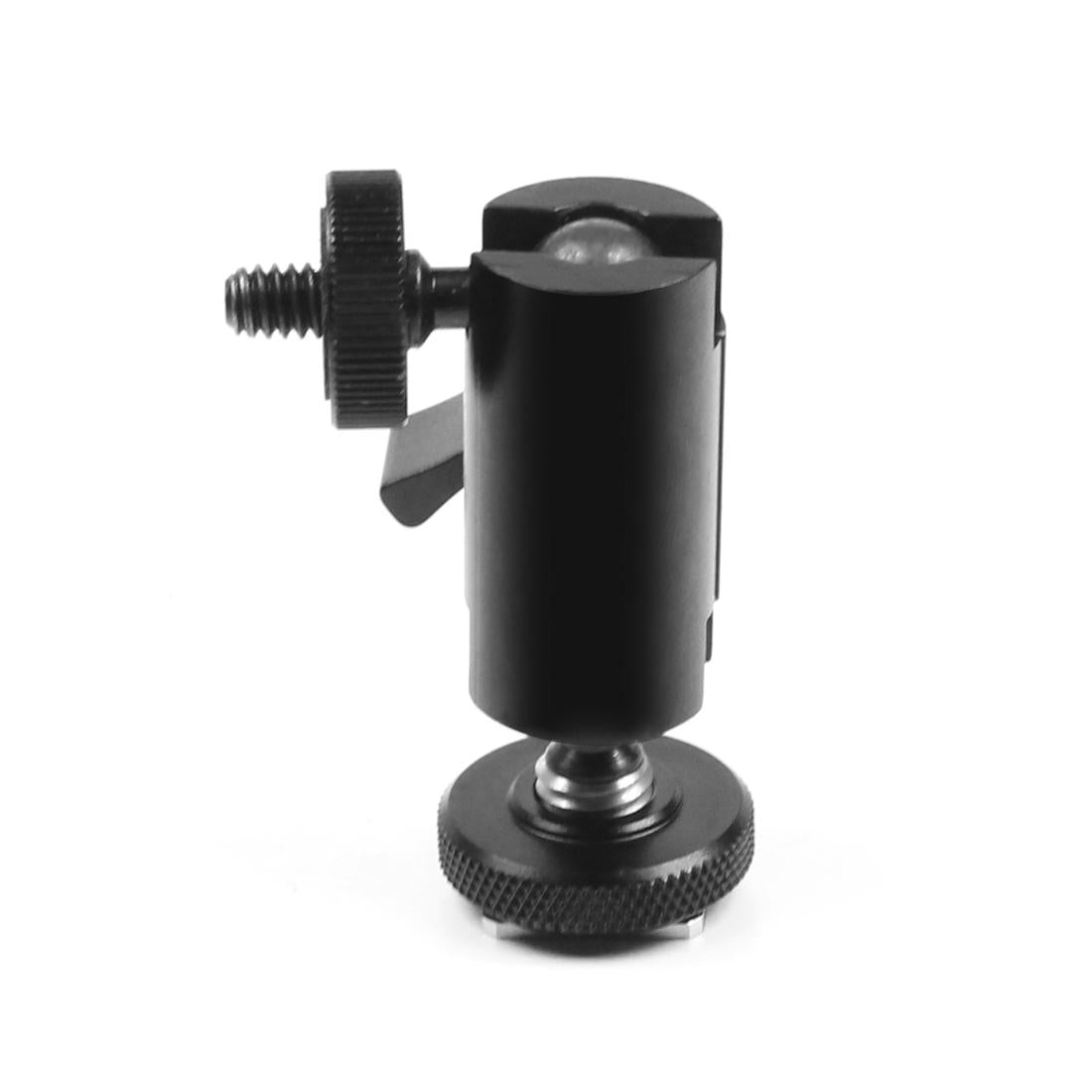 Universal Dual Ballhead Cold Shoe Mount For Action Cameras And Accessories Tripod Mount Accessories