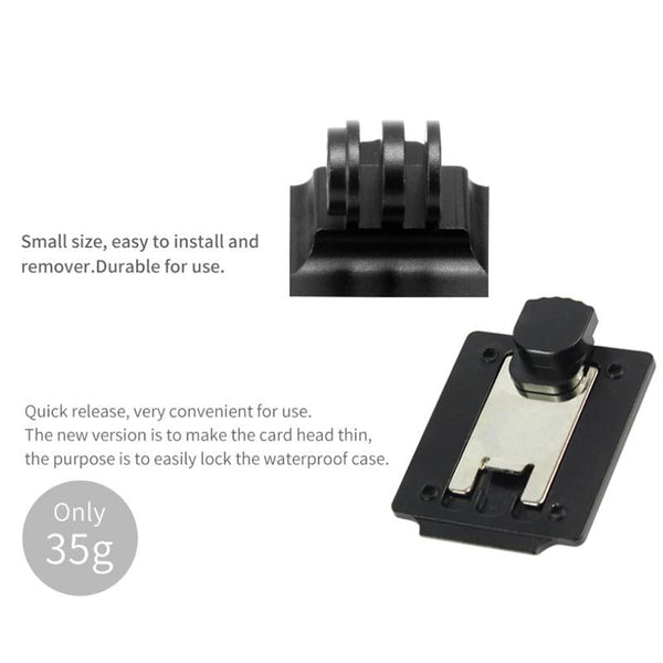 Universal Helmet Mount For Action Cameras With Aluminium Alloy Construction Tripod Mount Accessories