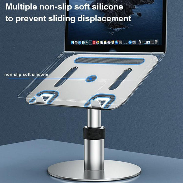 Aluminum Laptop Stand For Better Cooling And Ergonomic Use Monitor Mounts & Stands