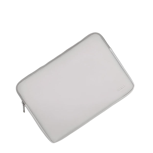 Grey Pu Leather Laptop Bag Fits 13 / 13.3 14 Inch Devices Laptop Cases & Bags
