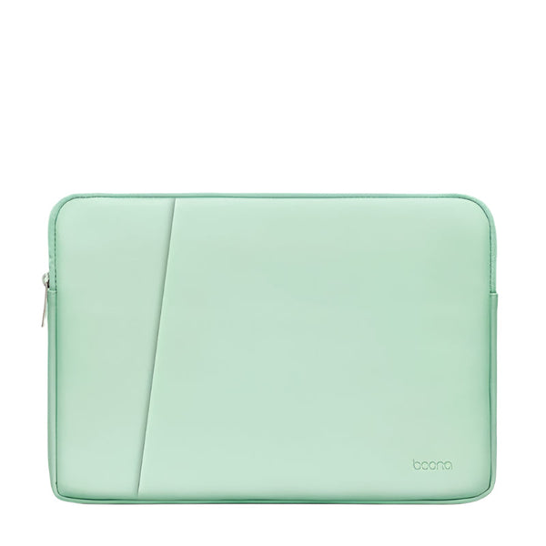 Double Layer Pu Leather Laptop Bag Mint Green For 16 And 17 Inch Devices Laptop Cases & Bags
