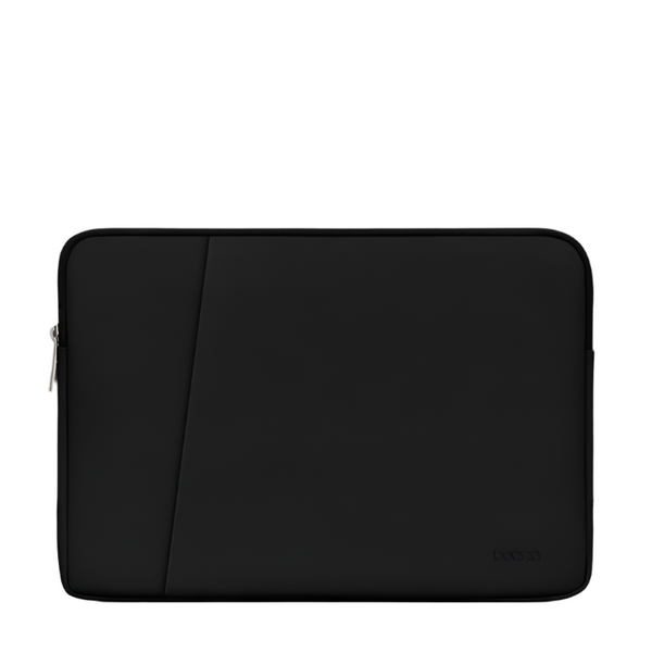 Midnight Black Leather Laptop Bag 16 17 Inch Double Layer Design Durable And Stylish Laptop Cases & Bags