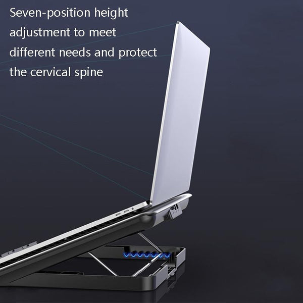 Space Silver Silent Laptop Cooler Efficient Cooling Pad For Use Laptop Cooling Pads