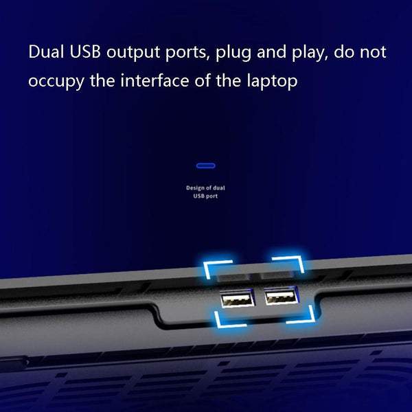 Dual Fan Laptop Cooling Stand For Computers And Tablets In Ivory Laptop Cooling Pads