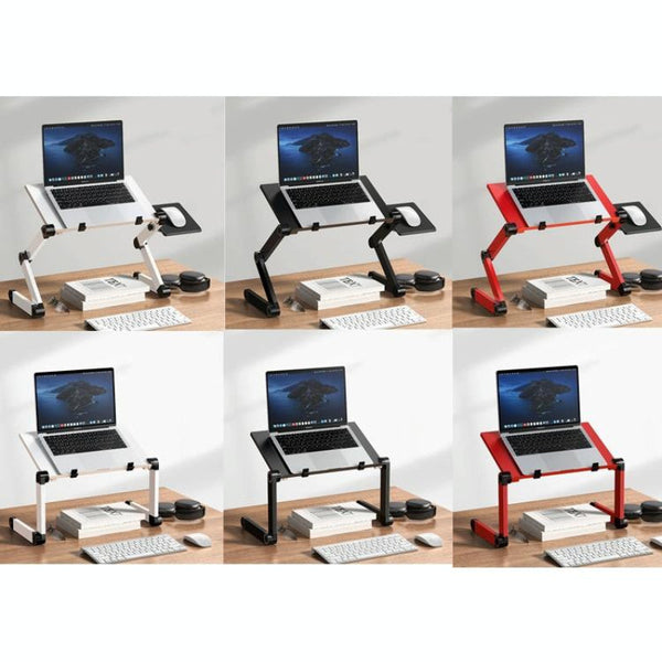Folding Laptop Desk With Height Adjustment And Storage Laptop Desks