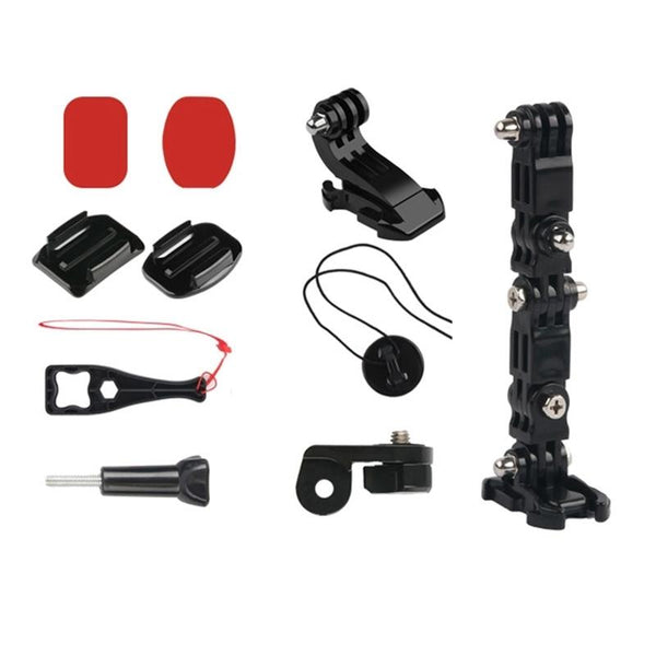 Universal Multi Joint Helmet Mount For Action Cameras And Tripod Accessories Tripod Mount Accessories