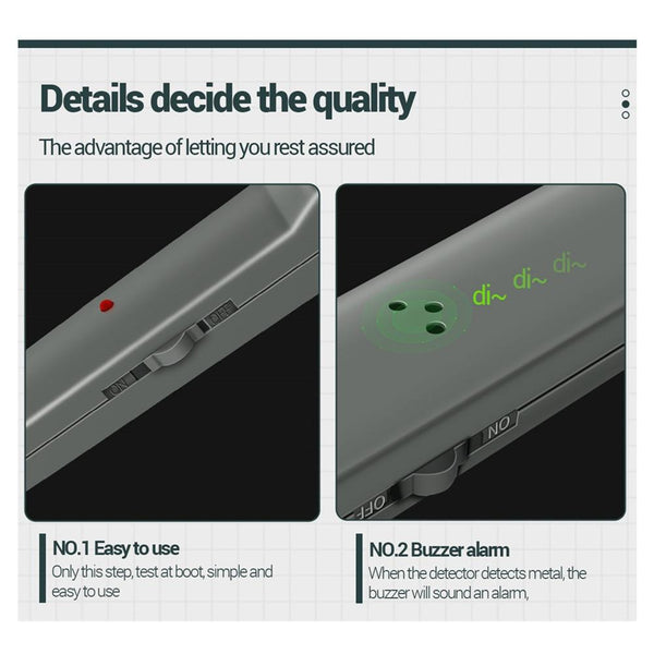 High Precision Handheld Metal Detector For Airport Scanning Metal Detectors