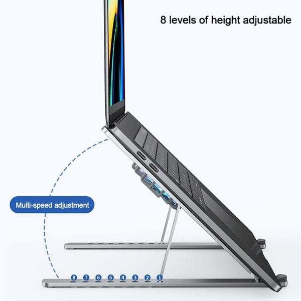 Aluminum Alloy Cooling Fan For P11f Notebook With Type Cable Gray Other Computer Fans & Cooling