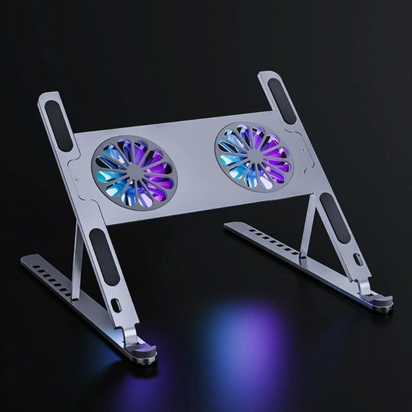 Aluminum Alloy Cooling Fan For P11f Notebook With Type Cable Gray Other Computer Fans & Cooling