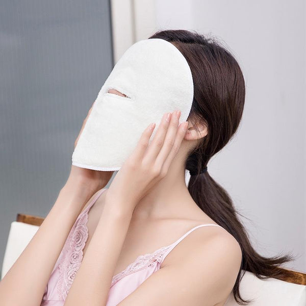 Hot And Cold Compress Facial Towel Face Mask Strapless For Home Use Face Masks
