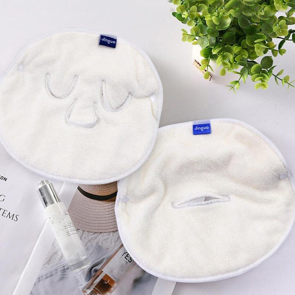 Hot And Cold Compress Facial Towel Face Mask Strapless For Home Use Face Masks