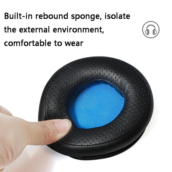 2 Pack Headset Sponge Earmuffs For Razer Kraken 7.1 V1 Pro Black Net Headphone Accessories