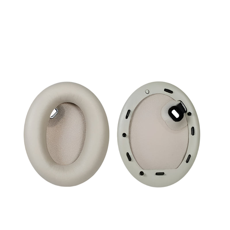 2 Leather Headset Earmuffs For Sony 1000Xm4 With Snap Champagne Replacement Headphone Accessories