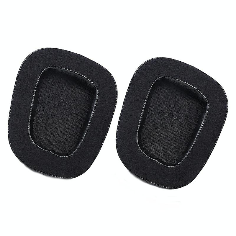 Black Gel Earpads For Logitech G633 And G933 Headsets 2 Pack Headphone Accessories