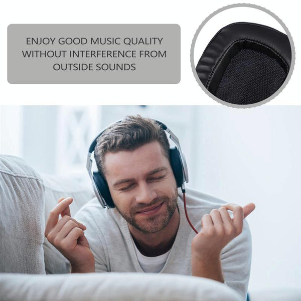 Black Gel Earpads For Logitech G633 And G933 Headsets 2 Pack Headphone Accessories