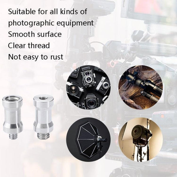 10 Pack 3/8" Female To 1/4" Male Screw Adapters Mounts Stands & Holders