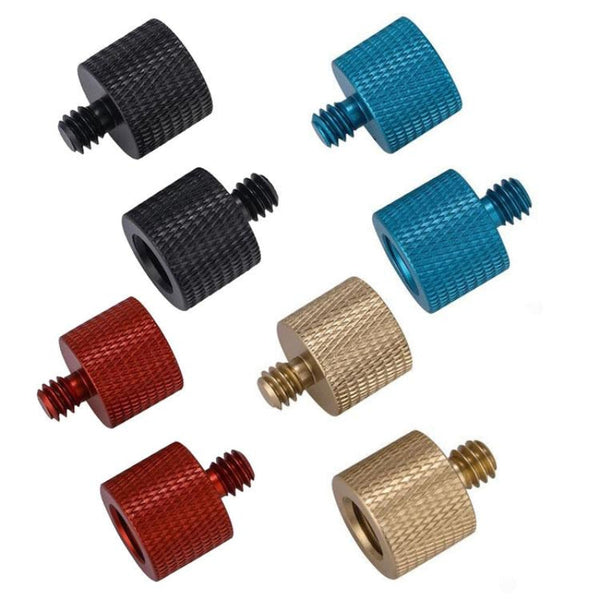 10 Piece 3/8 To 1/4 Screw Adapter Blue Other Camera & Photo Accs