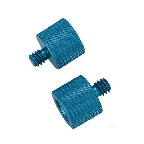 10 Piece 3/8 To 1/4 Screw Adapter Blue Other Camera & Photo Accs