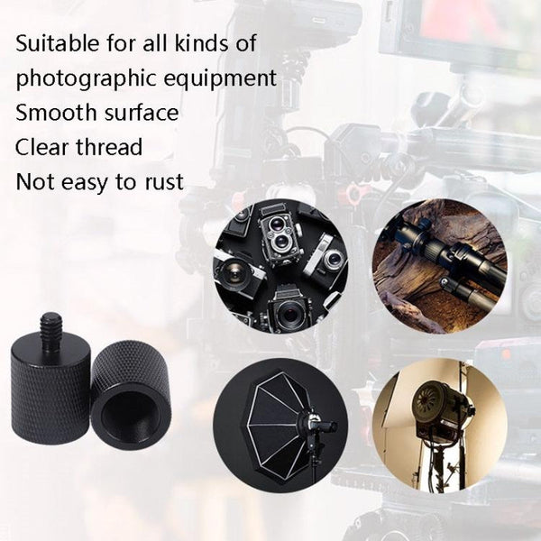 2 Pack Microphone Adapter 1/4" Male To 5/8" 27 Female Screw Microphone Holders & Stands