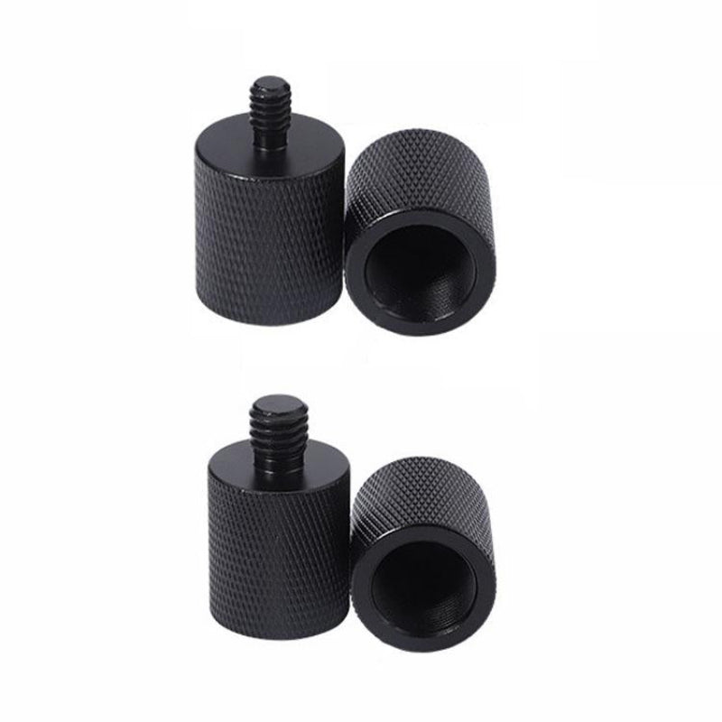 2 Pack Microphone Screw Adapters F10 5/8 Inch Female To 3/8 Male Microphone Holders & Stands