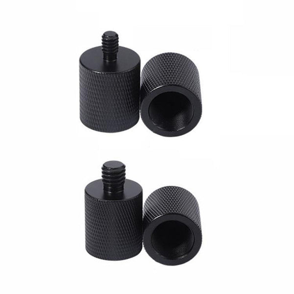 2 Pack Microphone Screw Adapters F10 5/8 Inch Female To 3/8 Male Microphone Holders & Stands