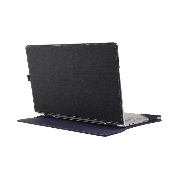 Multifunctional Leather Laptop Case With Stand For 13.3 Inch Devices Black Laptop Cases & Bags