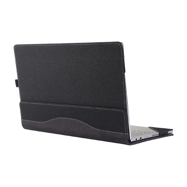 Multifunctional Leather Laptop Case With Stand For 13.3 Inch Devices Black Laptop Cases & Bags